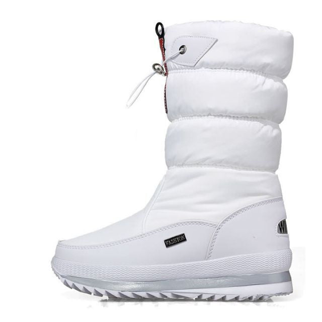 💯Ideales Geschenk💖Hochwertiger, rutschfester und wasserdichter Schneestiefel aus Kunstfell für Damen