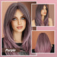 💕Layered Pony lange Perücke💥