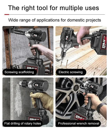 🔧 50% RABATT! ⚡ Bürstenloser Elektroschrauber – Leistungsstark – Ohne Bürstenverschleiß, Langlebig & Hohe Effizienz 🛠️