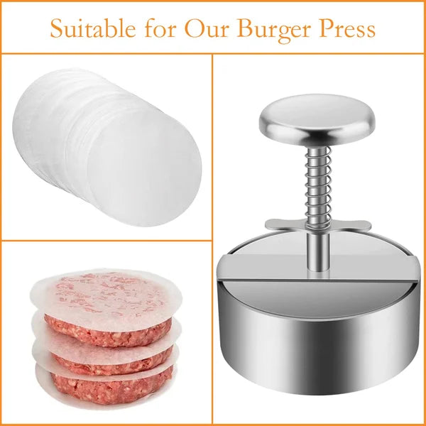 🎁2026 Neuheiten 50% RABATT💥 Fleischpresse für Burger – Edelstahl 304, lebensmittelecht – antihaftbeschichtet, rostfrei – spülmaschinenfest – perfekt für Partys! 🛡️💨