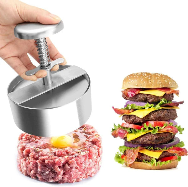 🎁2026 Neuheiten 50% RABATT💥 Fleischpresse für Burger – Edelstahl 304, lebensmittelecht – antihaftbeschichtet, rostfrei – spülmaschinenfest – perfekt für Partys! 🛡️💨