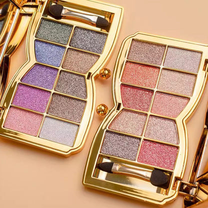 🔥Neujahrsangebote🔥Ideaal Cadeau-10 Kleuren Glitter Oogschaduw Palet