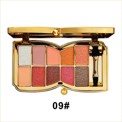 🔥Neujahrsangebote🔥Ideaal Cadeau-10 Kleuren Glitter Oogschaduw Palet