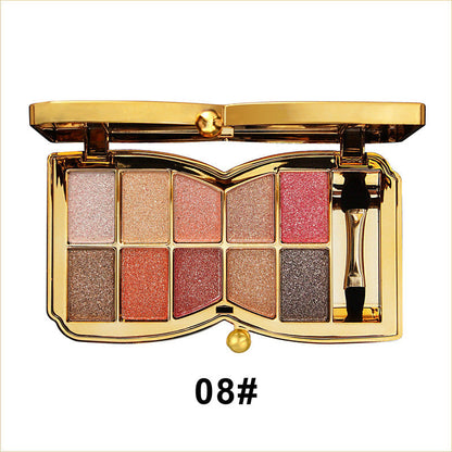 🔥Neujahrsangebote🔥Ideaal Cadeau-10 Kleuren Glitter Oogschaduw Palet