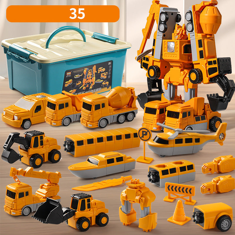 🧲 50% RABATT 🚗 Magnetischer Auto-Bausatz, verwandelbares Konstruktionsspielzeug