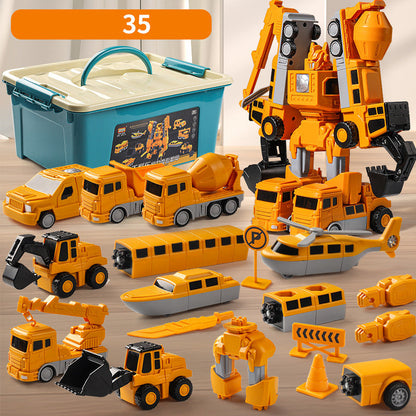 🧲 50% RABATT 🚗 Magnetischer Auto-Bausatz, verwandelbares Konstruktionsspielzeug