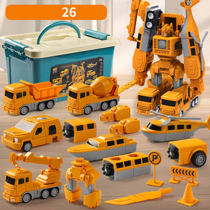 🧲 50% RABATT 🚗 Magnetischer Auto-Bausatz, verwandelbares Konstruktionsspielzeug