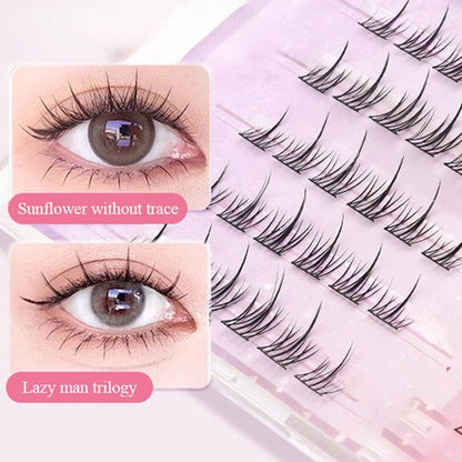 🔥Wasserfeste, klebstofffreie, realistische künstliche Wimpern🔥