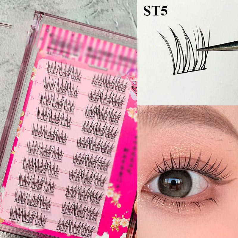 🔥Wasserfeste, klebstofffreie, realistische künstliche Wimpern🔥