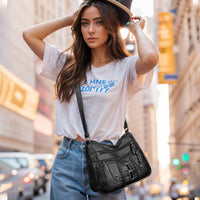 Vintage weiche PU-Ledertasche für Damen