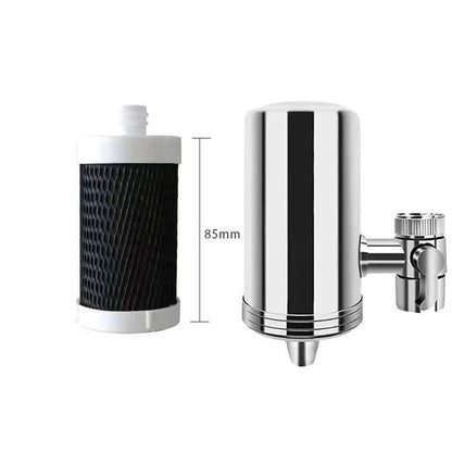🔥Heißer Verkauf – 50 % Rabatt!🔥Installationsfreier Edelstahl-Wasserhahnfilter für den Haushalt
