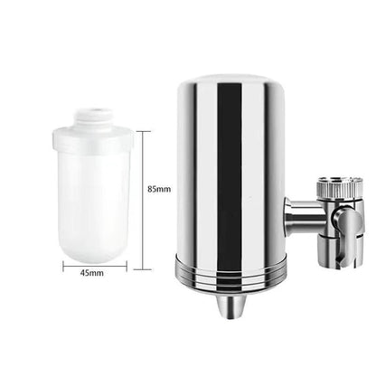 🔥Heißer Verkauf – 50 % Rabatt!🔥Installationsfreier Edelstahl-Wasserhahnfilter für den Haushalt