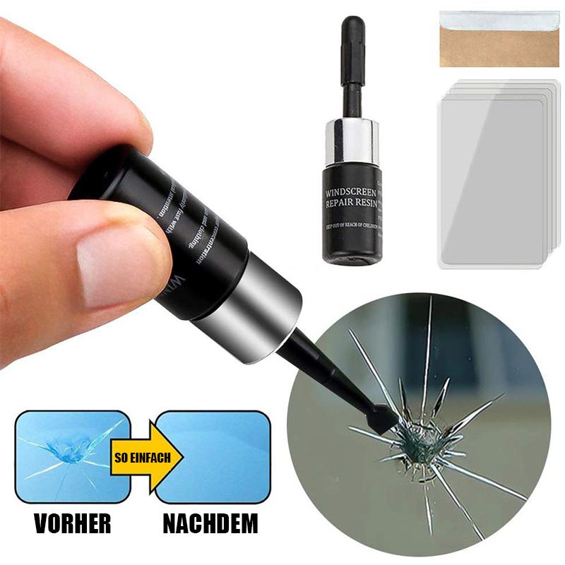 💎 KAUFEN 1, ERHALTEN 1 GRATIS! 💎 Glasreparaturset „Cracks Gone“ – Repariert Risse in 20 Min., Unsichtbares Finish & Kein Austausch Nötig 🔧🚗