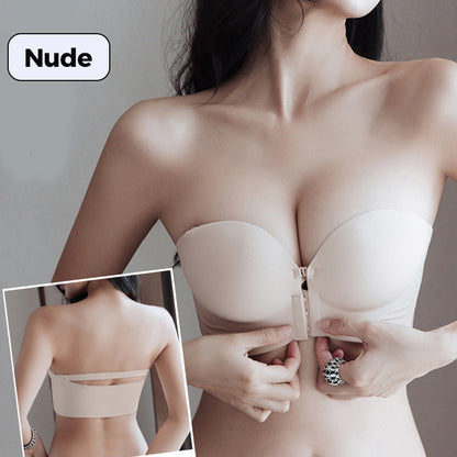 ⏳Begrenzte Zeit 50% Rabatt💥Damen-BH mit rutschfestem Frontverschluss und trägerlosem Design