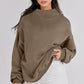 49% RABATT✨Pullover-Sweatshirt mit Rollkragen und langen Ärmeln für Damen
