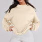 49% RABATT✨Pullover-Sweatshirt mit Rollkragen und langen Ärmeln für Damen