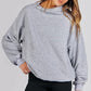 49% RABATT✨Pullover-Sweatshirt mit Rollkragen und langen Ärmeln für Damen