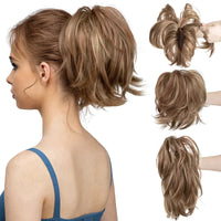 👻Halloween-Aktion👻Zeitlich begrenzt 25% RABATT💕Synthetische Kralle Clip In Pferdeschwanz Haarverlängerungen Diy Haarteil Haar Bun