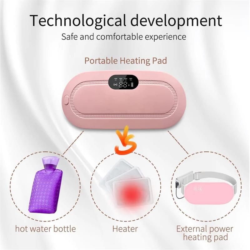 💖 NUR FÜR KURZE ZEIT 50% RABATT! ⚡ Kabelloser Menstruationsschmerz-Massagegürtel – Wärme, Vibration, Diskret ✨