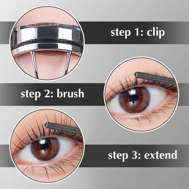 🔥3D Curling Metal Wand Mascara - Waterproof & Long-Lasting🔥