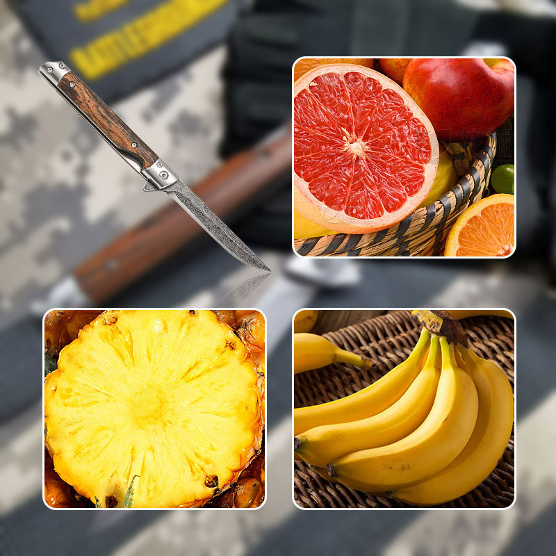 ✨Klappmesser mit Holzgriff für Arbeit, Wandern & Camping⛺