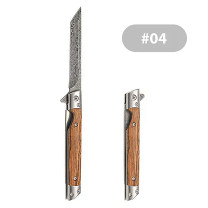 ✨Klappmesser mit Holzgriff für Arbeit, Wandern & Camping⛺