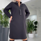 👗Lässiges, lockeres, übergroßes Midikleid für Damen🌹