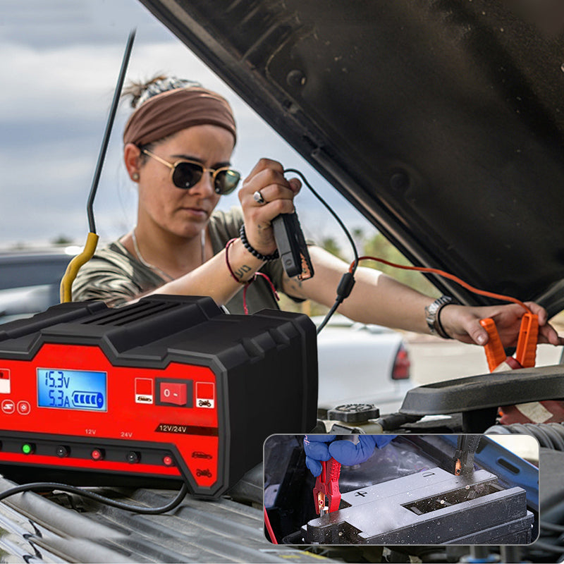 🎉Hot Sale 50% OFF🎉Automotive Intelligent Pulse Repair Batterieladegerät