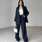 🔥50% Rabatt🔥 Langes 2-teiliges Blazer-Anzug-Set für Damen