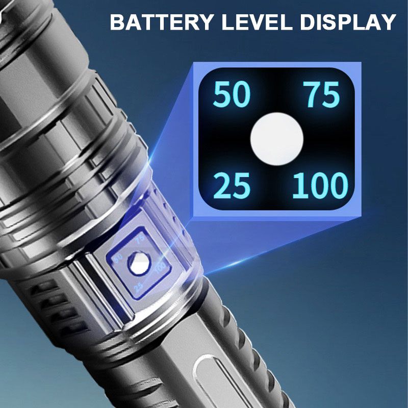 🔥 Heißer Verkauf 🔥 Multifunktionale weiße Laser Teleskop Zoom Tactical Taschenlampe