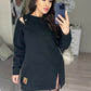 🍁🍁Schickes Cutout-Sweatshirtkleid für Damen😘