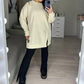 🍁🍁Schickes Cutout-Sweatshirtkleid für Damen😘