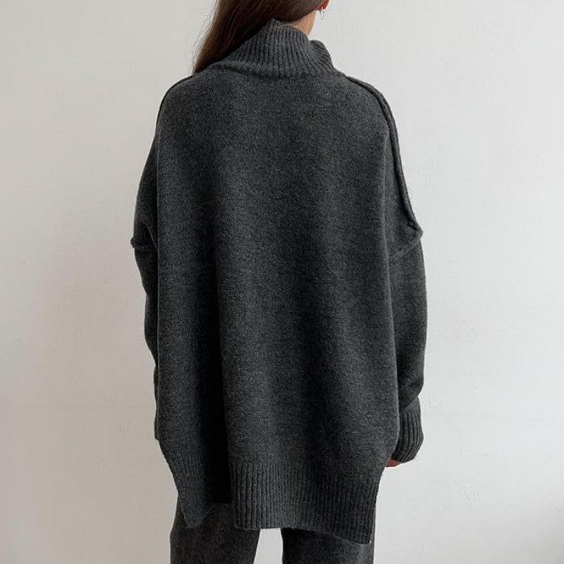 💕Lässiges, locker gestricktes 2-teiliges Set für Damen