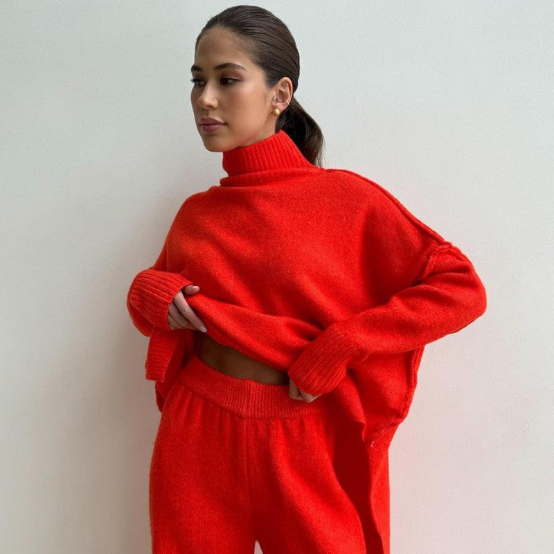 💕Lässiges, locker gestricktes 2-teiliges Set für Damen