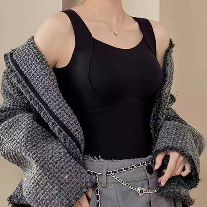 🎁Neujahrs-Hot-Sale 49% Rabatt🌸 Damen Thermo Tanktops mit integriertem BH