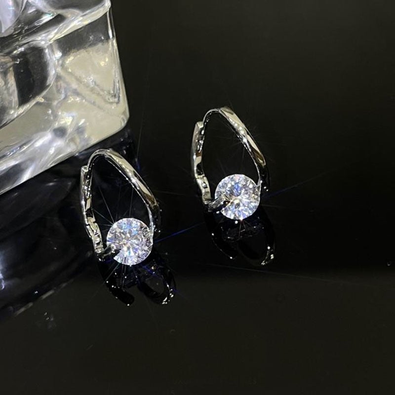 🥰Diamantene runde Ohrstecker?Die besten Geschenke für Ihre Liebsten?