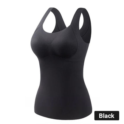 🎁Neujahrs-Hot-Sale 49% Rabatt🌸 Damen Thermo Tanktops mit integriertem BH