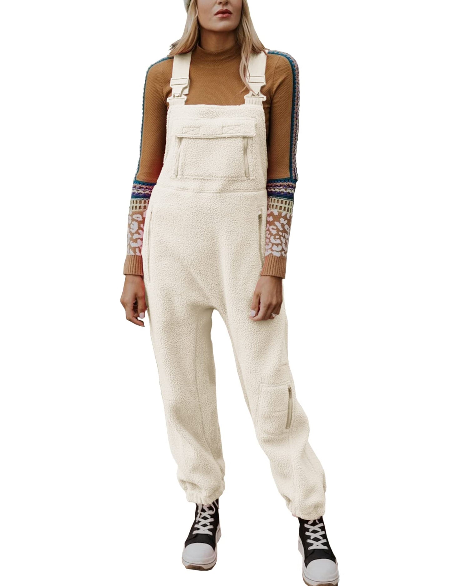 2024 Neue warme Overalls für Damen, lockere, lässige Overalls
