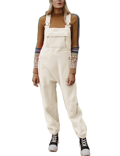 2024 Neue warme Overalls für Damen, lockere, lässige Overalls