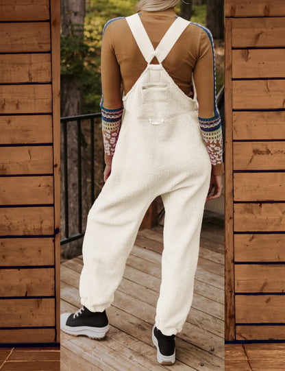 2024 Neue warme Overalls für Damen, lockere, lässige Overalls