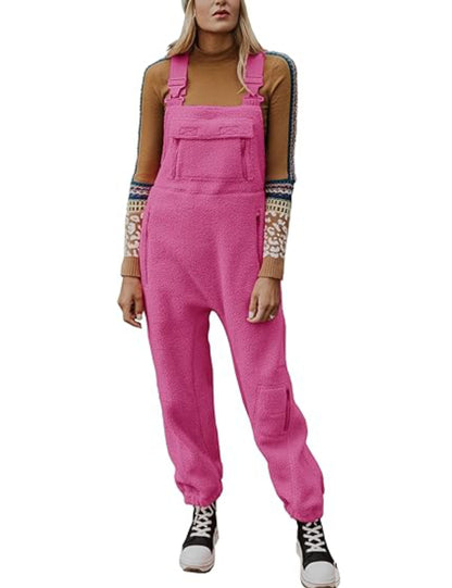 2024 Neue warme Overalls für Damen, lockere, lässige Overalls