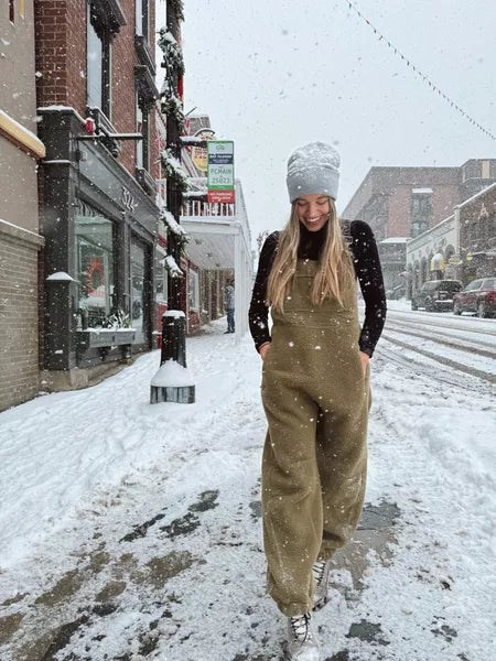 2024 Neue warme Overalls für Damen, lockere, lässige Overalls