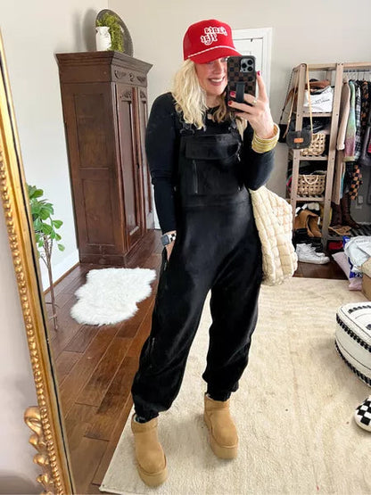 2024 Neue warme Overalls für Damen, lockere, lässige Overalls