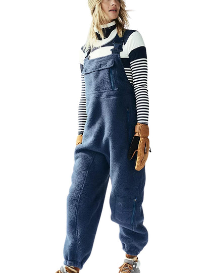 2024 Neue warme Overalls für Damen, lockere, lässige Overalls
