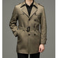 💼🌟2025 Neue britische Stil Herren Double Breasted Trenchcoat Jacke💖🎁