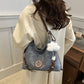 Weiche Vintage-Schultertasche für Damen