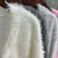 Kuscheliger, flauschiger Cardigan aus Strick für Damen