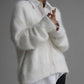 Kuscheliger, flauschiger Cardigan aus Strick für Damen
