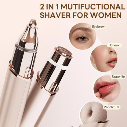 👩‍🦰2-in-1-Gesichtshaarentferner & Augenbrauen-Trimmer🔥