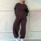 🔥HEISSER VERKAUF 49 % RABATT🔥 2-teiliges Oversized-Sweatshirt-Set für Damen